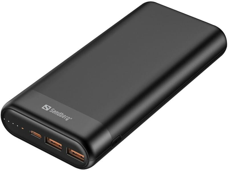 Универсальная мобильная батарея Sandberg Powerbank 20000mAh PD 65W Black (420-62)