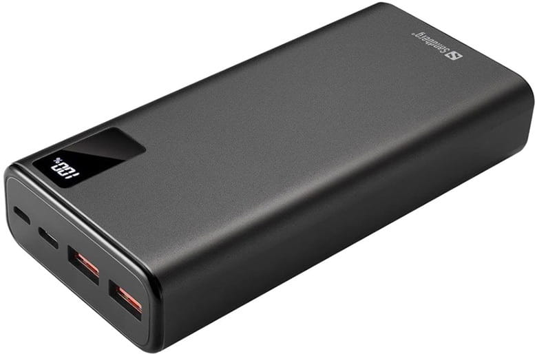 Універсальна мобільна батарея Sandberg Powerbank 20000mAh PD 20W Black (420-59)