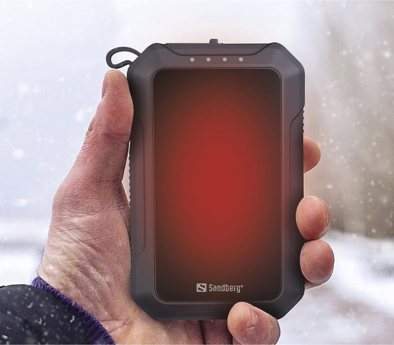 Універсальна мобільна батарея Sandberg Hand Warmer Powerbank 10000mAh Black (420-65)