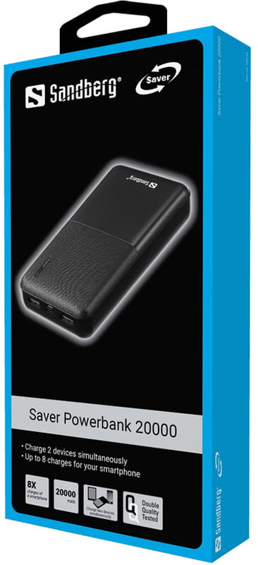 Универсальная мобильная батарея Sandberg Saver 20000mAh Black (320-42)