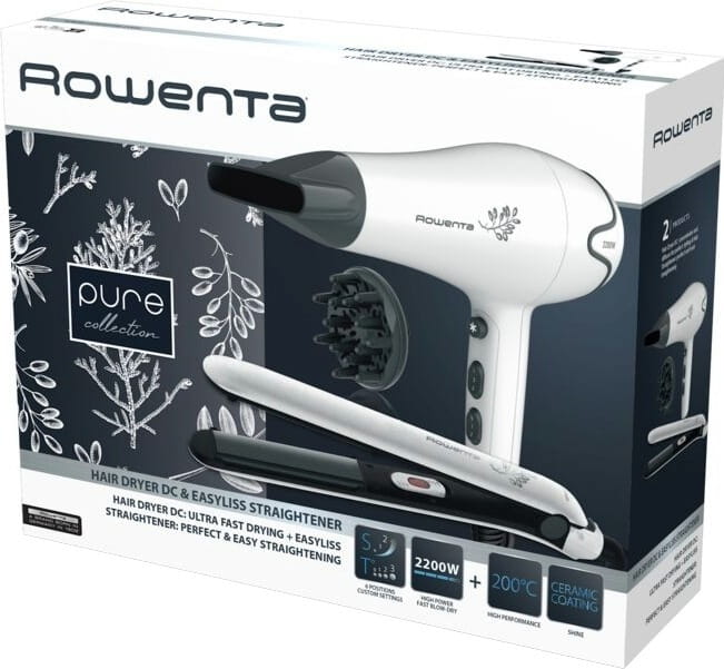 Фен и выпрямитель для волос Rowenta Pure Collection YD3057F0