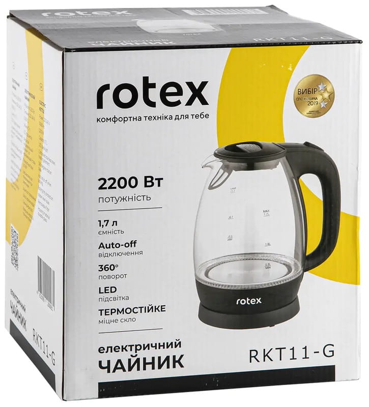 Електрочайник Rotex RKT11-G