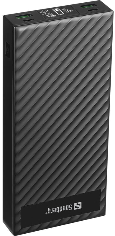 Универсальная мобильная батарея Sandberg Powerbank 30000mAh PD 100W Black (420-87)