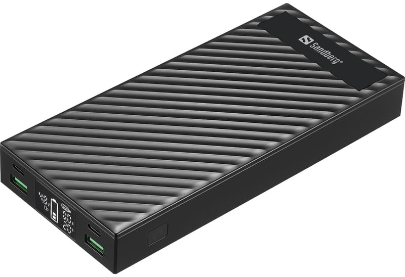 Универсальная мобильная батарея Sandberg Powerbank 30000mAh PD 100W Black (420-87)