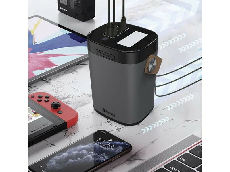Универсальная мобильная батарея Sandberg Powerbank 60000mAh PD 20W Silver (420-71)