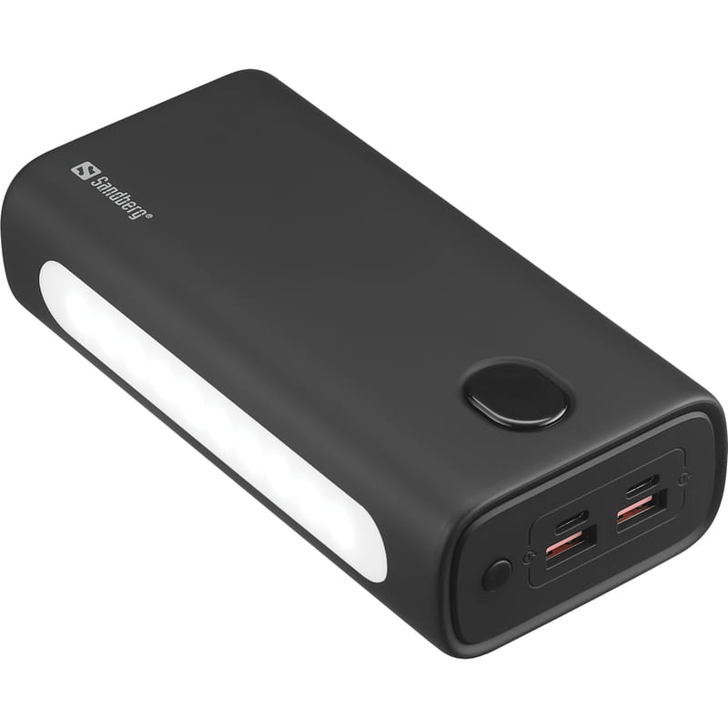 Універсальна мобільна батарея Sandberg Powerbank 30000mAh PD 20W Black (420-68)