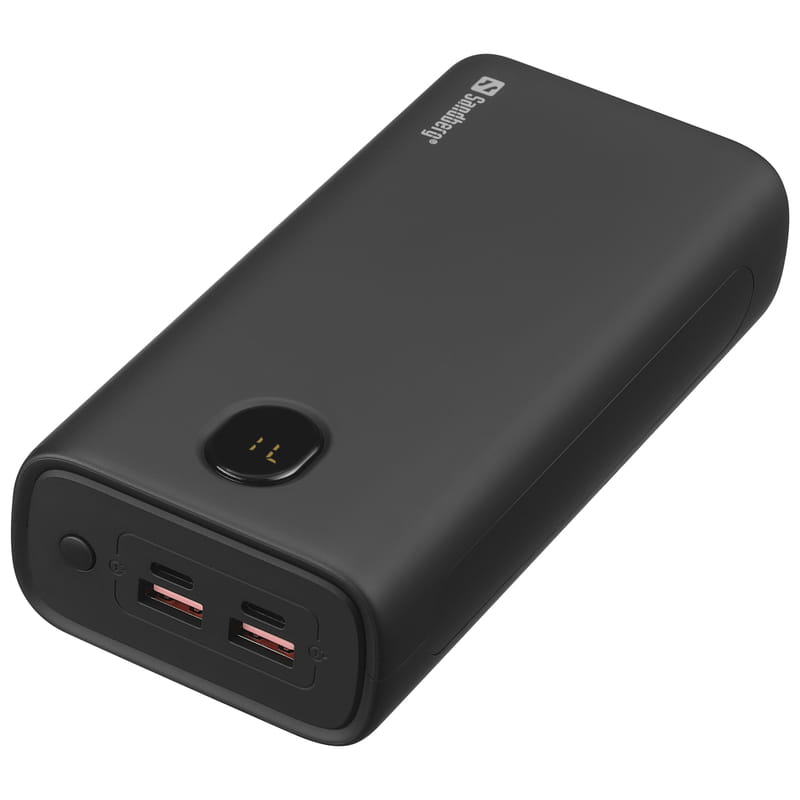 Універсальна мобільна батарея Sandberg Powerbank 30000mAh PD 20W Black (420-68)