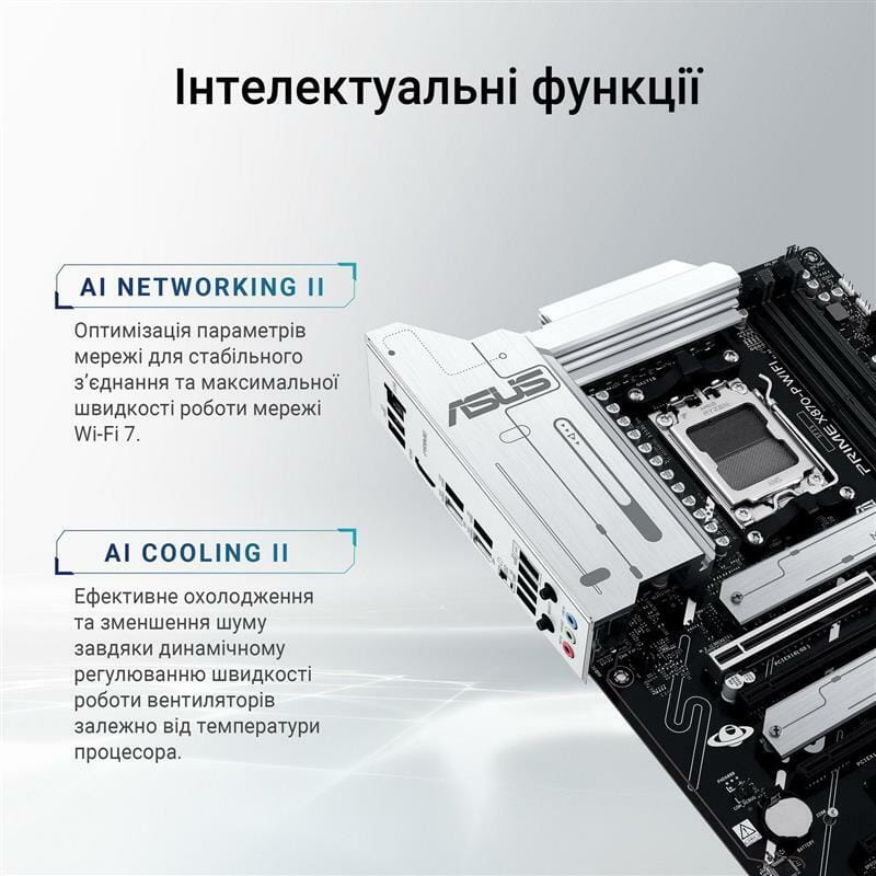 Материнська плата Asus Prime X870-P WiFi Socket AM5