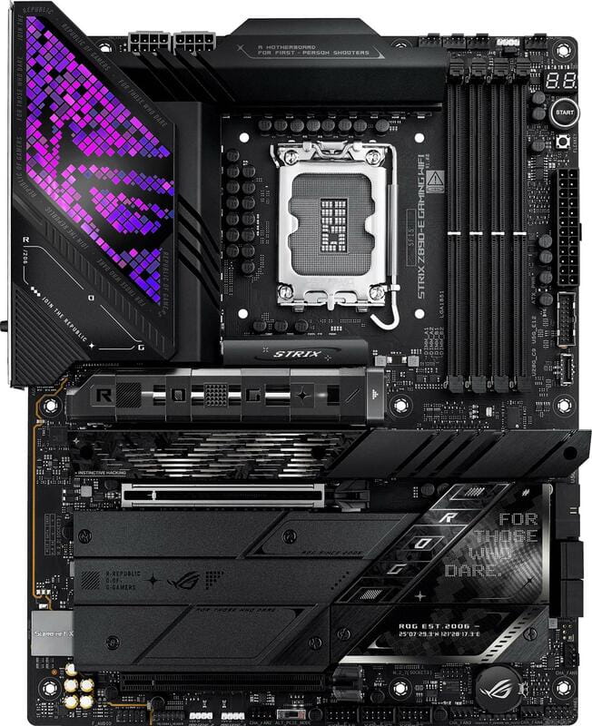Купить Материнская плата Asus ROG Strix Z890-E Gaming WiFi Socket 1851 Материнская плата Asus ROG Strix Z890-E Gaming WiFi Socket 1851