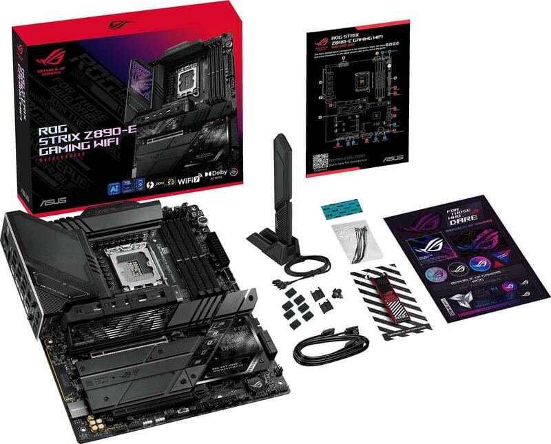 Купить Материнская плата Asus ROG Strix Z890-E Gaming WiFi Socket 1851 Материнская плата Asus ROG Strix Z890-E Gaming WiFi Socket 1851