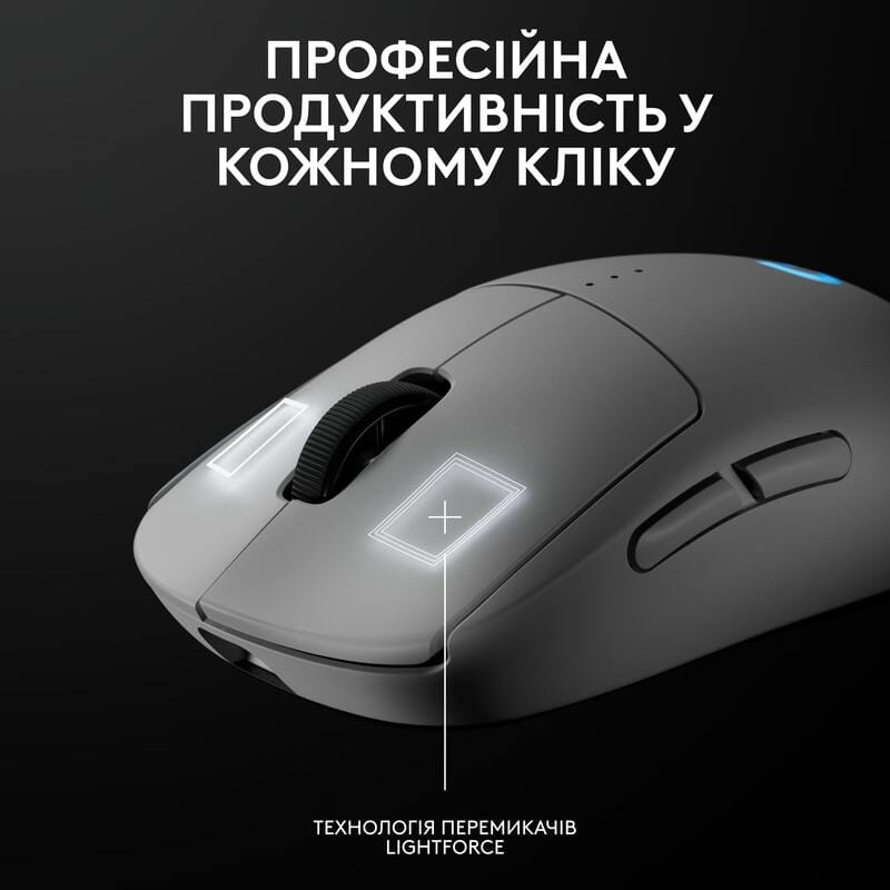 Мышь беспроводная Logitech G Pro 2 Lightspeed White (910-007302)