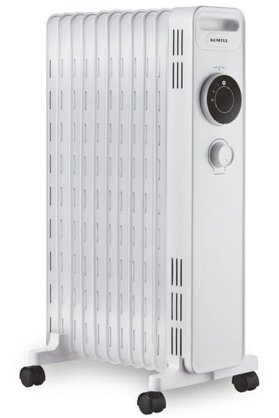 Масляный радиатор Kumtel KUM-1230S White