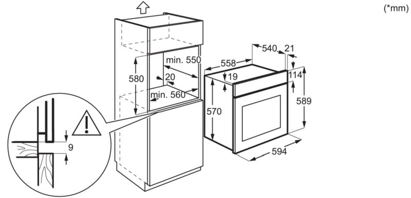 Духова шафа Electrolux EOD3F40BX