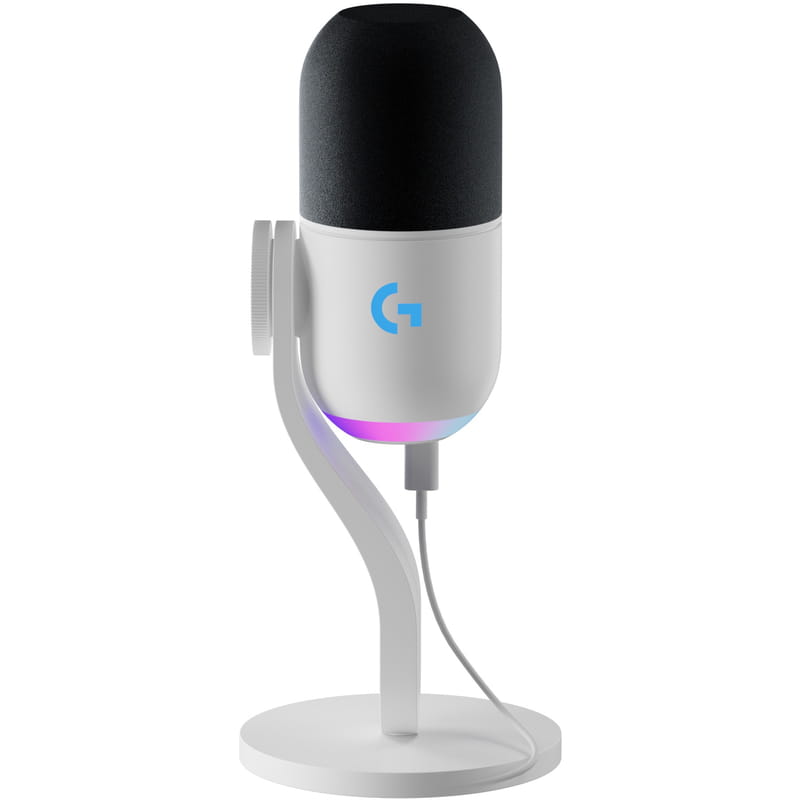 Микрофон Logitech Yeti GX Dynamic RGB Gaming Mic with Lightsync Off White (988-000576)