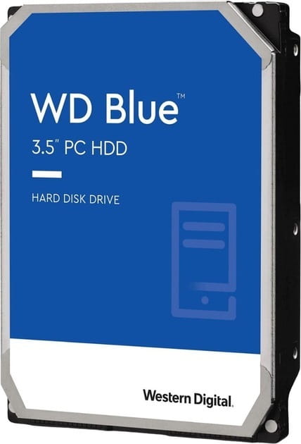 Накопитель HDD SATA 6.0TB WD Blue 5400rpm 256MB (WD60EZAX)