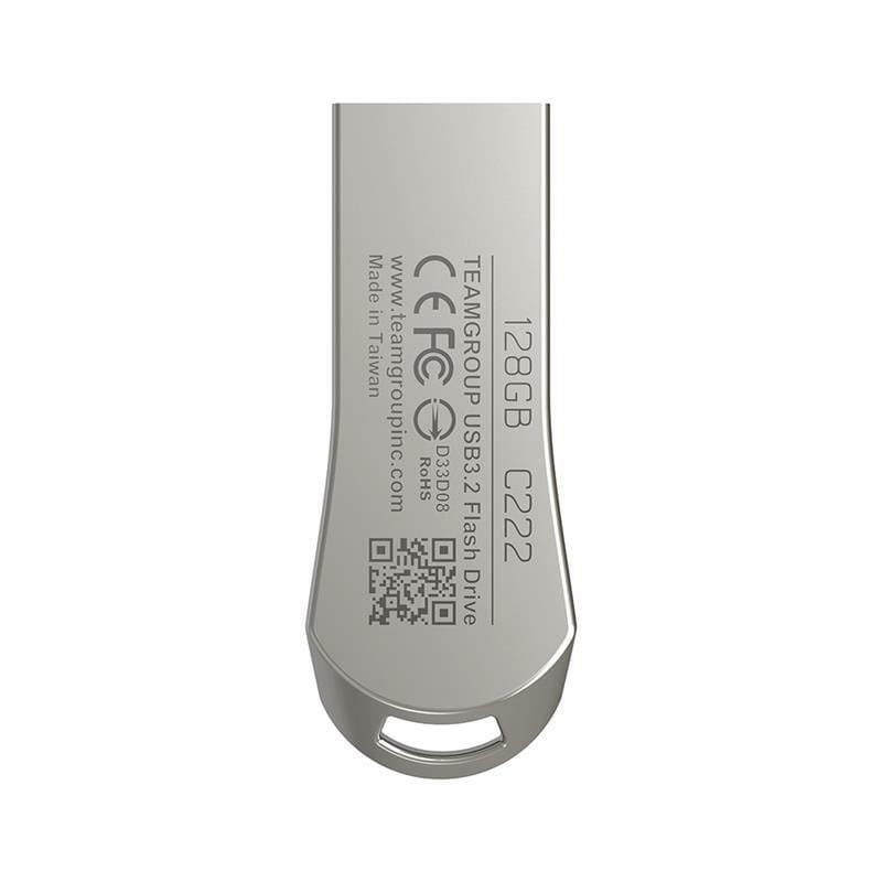 Флеш-накопитель USB3.2 128GB Team C222 Silver (TC2223128GS01)