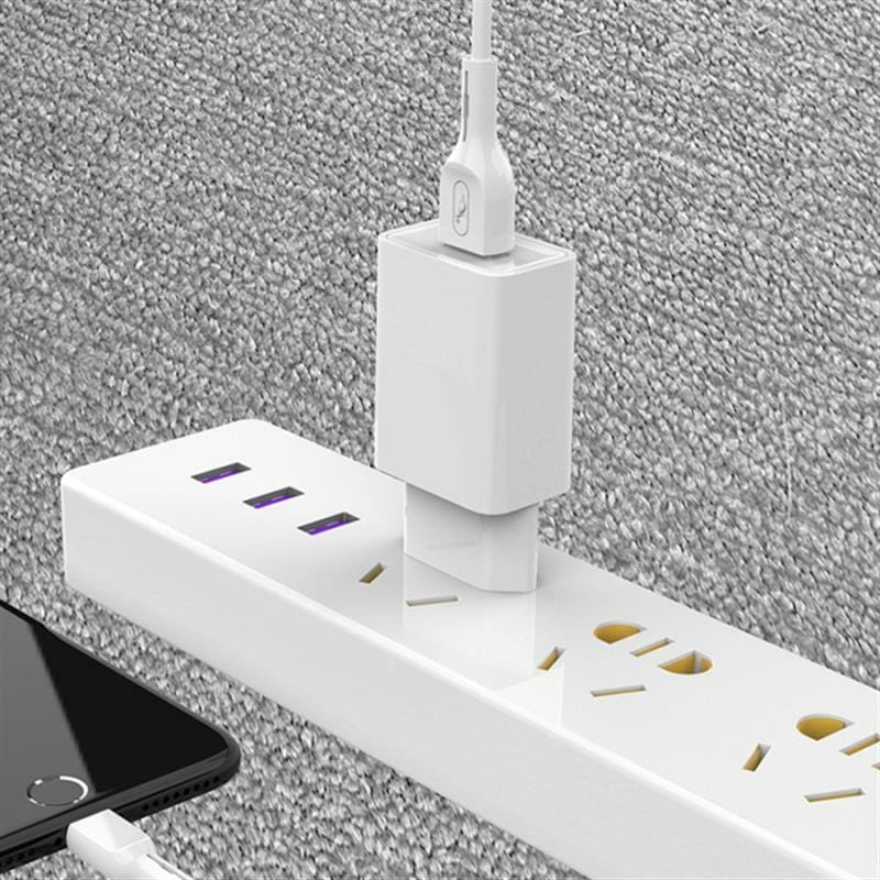 Зарядное устройство SkyDolphin SC36T (1USB, 2.4A) White (SDMZP-000117) + кабель Type-C