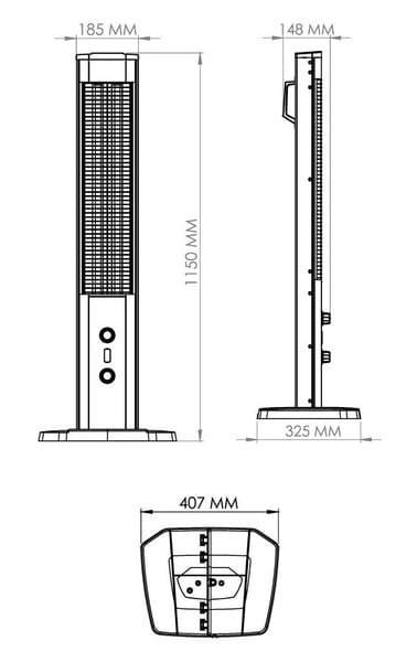 Инфракрасный обогреватель Delfa HI 22232 MICA V