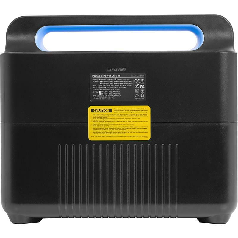 Зарядная станция PowerPlant HS1800 1484.8Wh, 412444mAh,1800W (PB930852)