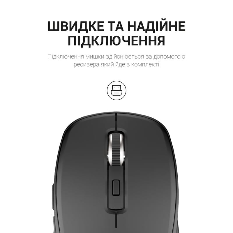 Миша бездротова OfficePro M267B Black