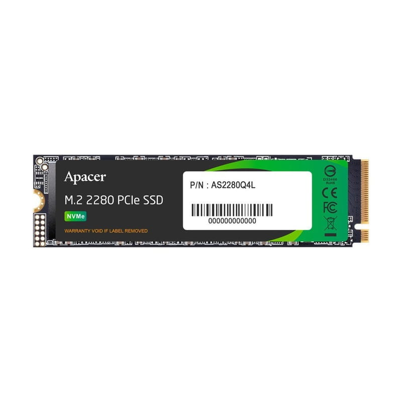 Накопитель SSD 1TB Apacer AS2280Q4X M.2 2280 PCIe 4.0 x4 3D TLC (AP1TBAS2280Q4X-1)