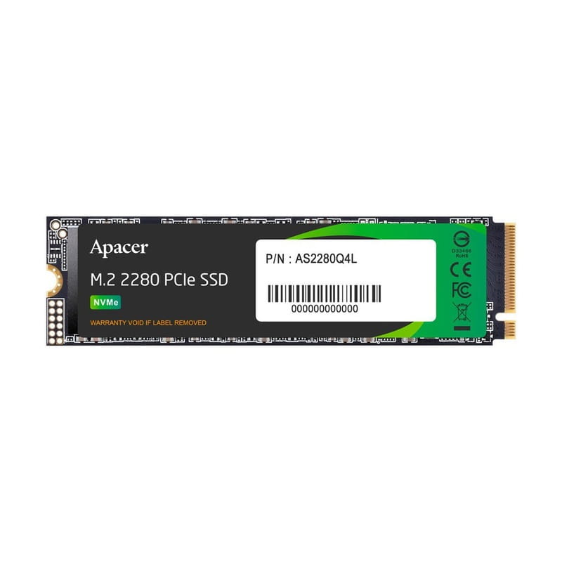 Накопичувач SSD 1TB Apacer AS2280Q4X M.2 2280 PCIe 4.0 x4 3D TLC (AP1TBAS2280Q4X-1)