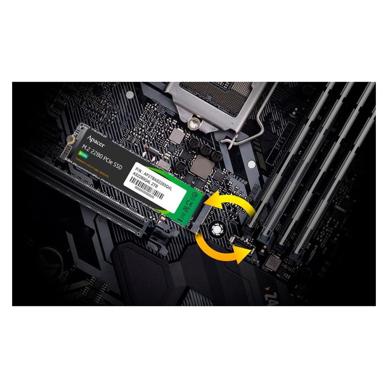 Накопичувач SSD 1TB Apacer AS2280Q4X M.2 2280 PCIe 4.0 x4 3D TLC (AP1TBAS2280Q4X-1)