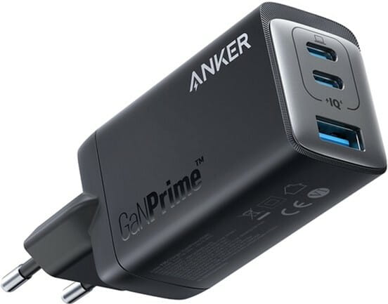 Мережевий зарядний пристрій Anker PowerPort 735 GaNPrime 65W Black (A2668311)