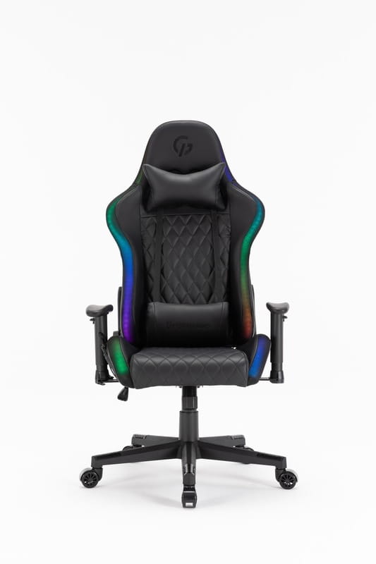 Кресло для геймеров GamePro Hero RGB Black (GC-700-Black)