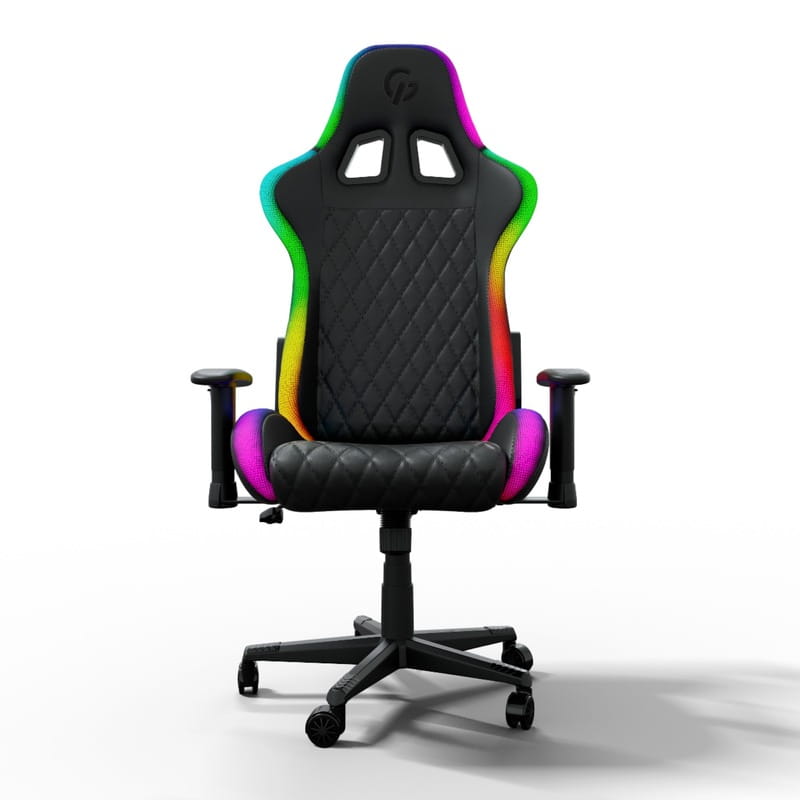 Кресло для геймеров GamePro Hero RGB Black (GC-700-Black)