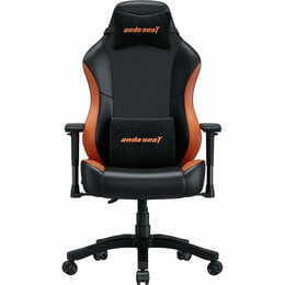 Крісло для геймерів Anda Seat Luna Size L PVC Black/Orange (AD18-48-BO-PV)