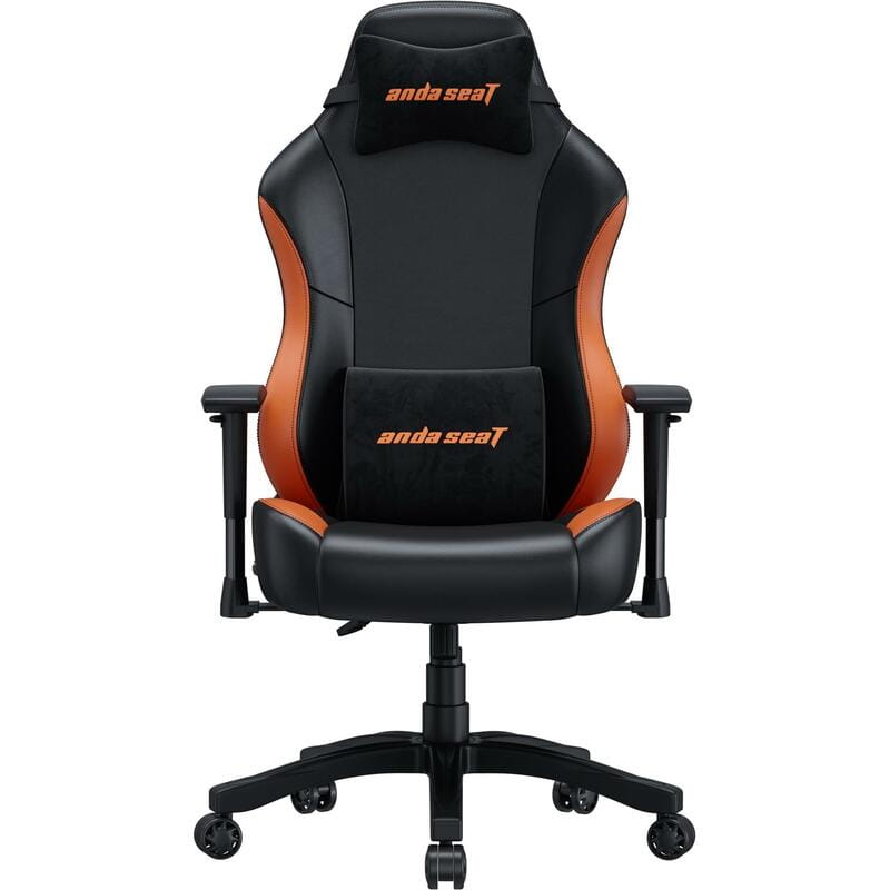 Крісло для геймерів Anda Seat Luna Size L PVC Black/Orange (AD18-48-BO-PV)
