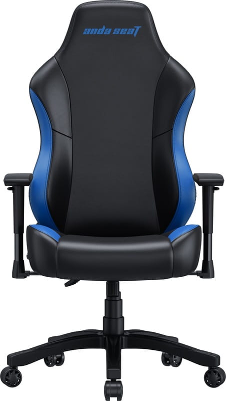 Кресло для геймеров Anda Seat Luna Size L PVC Black/Blue (AD18-48-BS-PV)