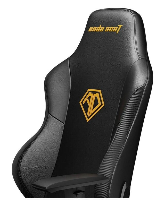 Крісло для геймерів Anda Seat Phantom 3 Size L Black/Gold (AD18Y-06-B-PV/C)