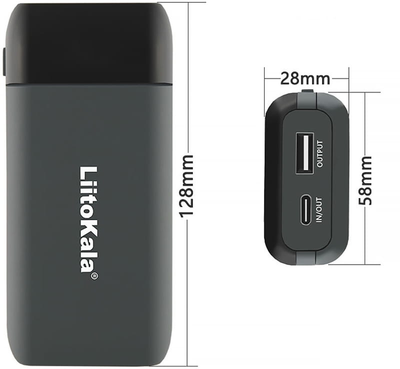 Універсальна мобільна батарея Liitokala Lii-MP2 7000mAh Black