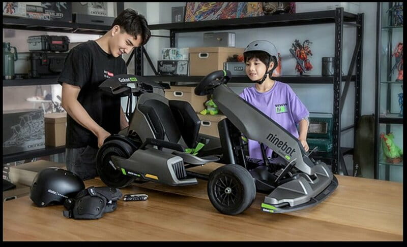 Електрокарт Segway-Ninebot GoKart PRO Grey/Green