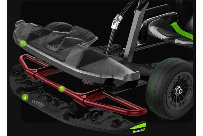 Електрокарт Segway-Ninebot GoKart PRO Grey/Green