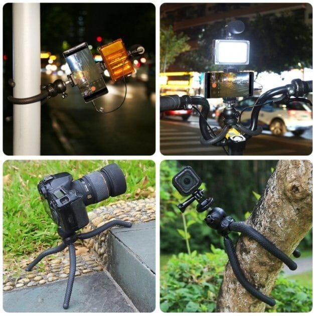 Комплект блогера Puluz PKT3094B 4в1 (свет, крепление, держатель для телефона, микрофон)
