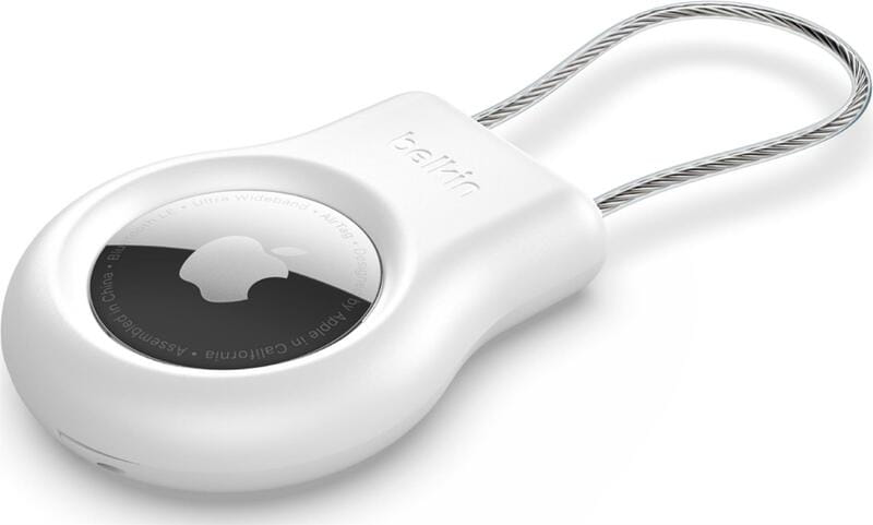 Чохол для трекера Belkin AirTag Secure Holder with Wire Cable White (MSC009BTWH)