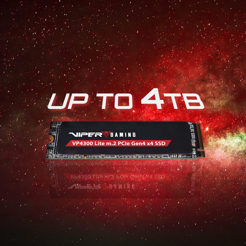 Накопитель SSD  500GB Patriot Viper VP4300 Lite M.2 2280 PCIe 4.0 x4 NVMe TLC (VP4300L500GM28H)