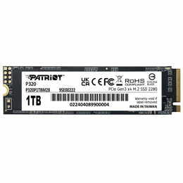 Накопичувач SSD 1TB Patriot P320 M.2 2280 PCIe 3.0 x4 NVMe TLC (P320P1TBM28)