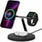 Фото - Бездротовий зарядний пристрій Belkin MagSafe iPhone 3in1 Wireless Charger Black (WIZ017VFBK) | click.ua