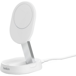 Беспроводное зарядное устройство Belkin Stand Magnetic Qi2 White (WIA008BTWH)