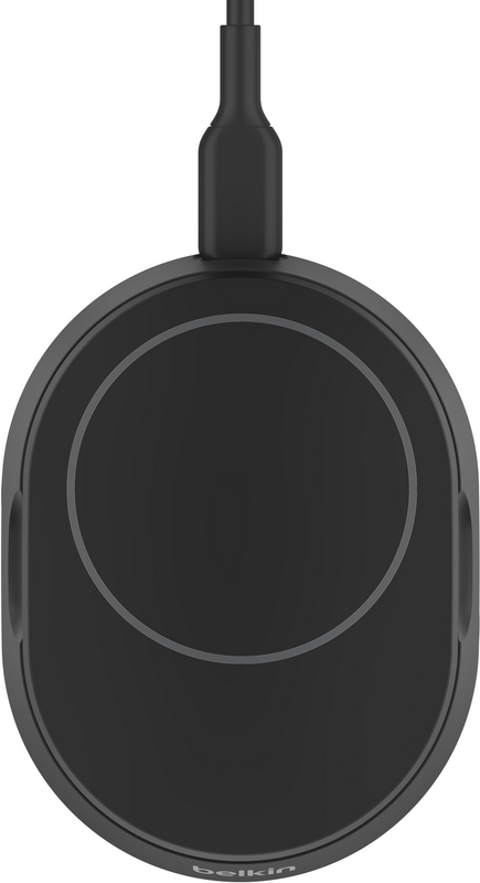 Безпровідний зарядний пристрій Belkin Stand Magnetic Qi2 + adapter 20W Black (WIA008VFBK)