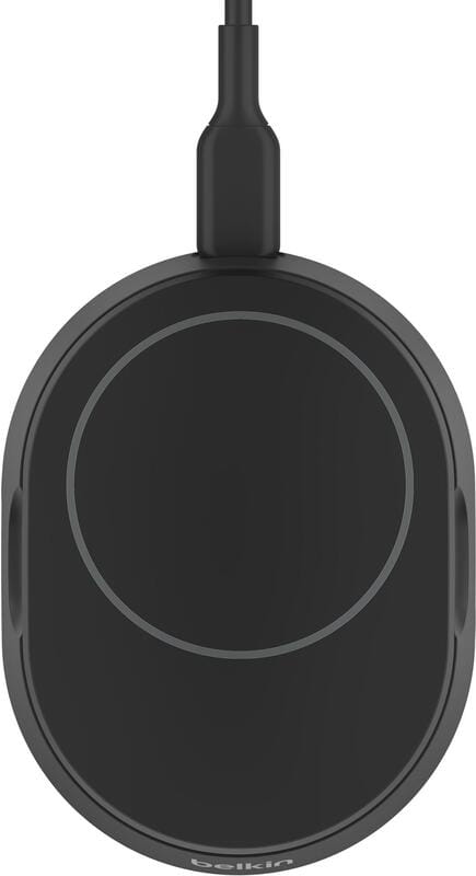 Безпровідний зарядний пристрій Belkin Stand Magnetic Qi2 + adapter 20W Black (WIA008VFBK)
