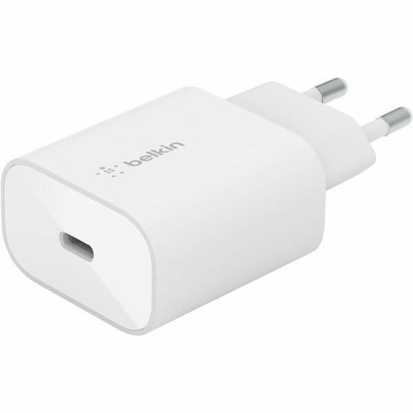 Сетевое зарядное устройство Belkin Home Charger 25W USB-C PD PPS White + кабель Type-C (WCA004VF1MWH-B6)