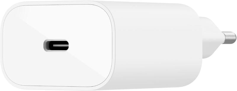 Сетевое зарядное устройство Belkin Home Charger 25W USB-C PD PPS White + кабель Type-C (WCA004VF1MWH-B6)