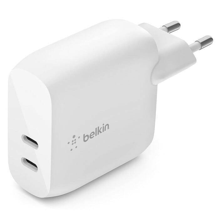 Мережевий зарядний пристрій Belkin Boost Up Wall Charger 40W PD White (WCB006VFWH)