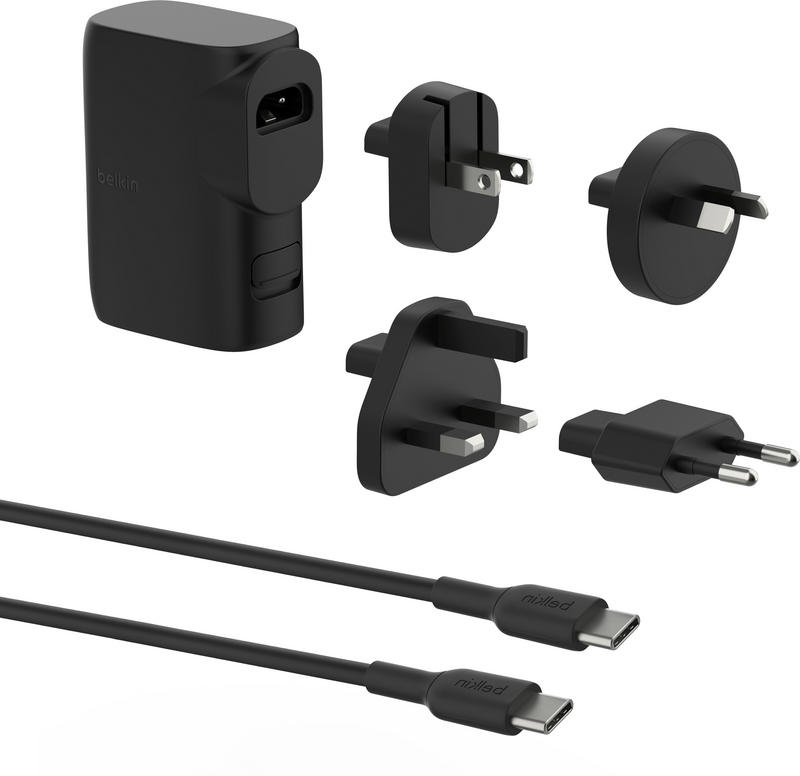 Мережевий зарядний пристрій Belkin Boost Up Charge 25W + PowerBank 5000mAh Black (BPZ003BT1MBK-B6)