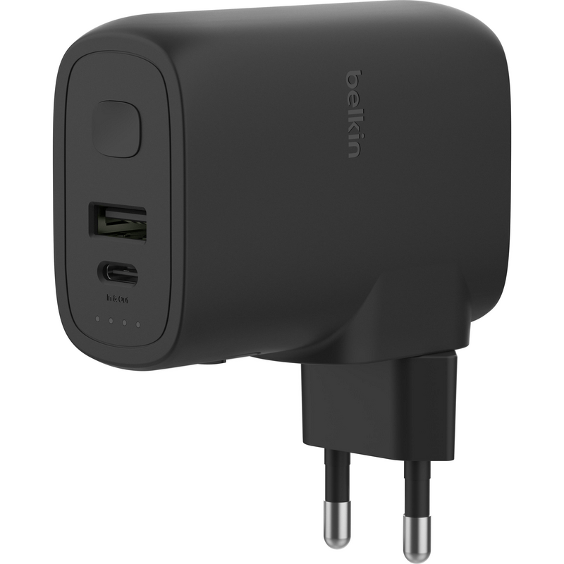 Мережевий зарядний пристрій Belkin Boost Up Charge 25W + PowerBank 5000mAh Black (BPZ003BT1MBK-B6)